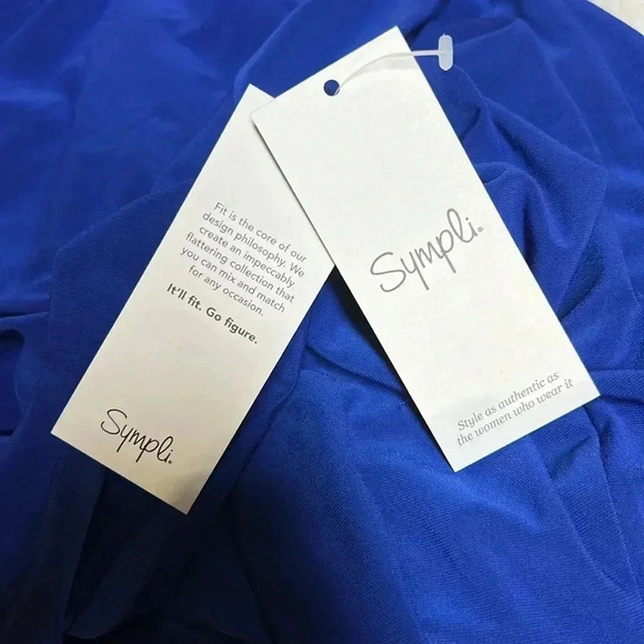 NWT Sympli Blue Tunic Size 1G (Size 24) - Picture 6 of 9